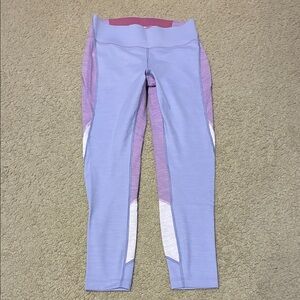 Outdoor Voices Color Block Lilac Leggings